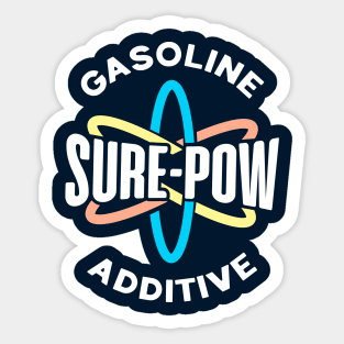 Sure-Pow Gasoline Additive (Logo Only - Dark Blue) Sticker